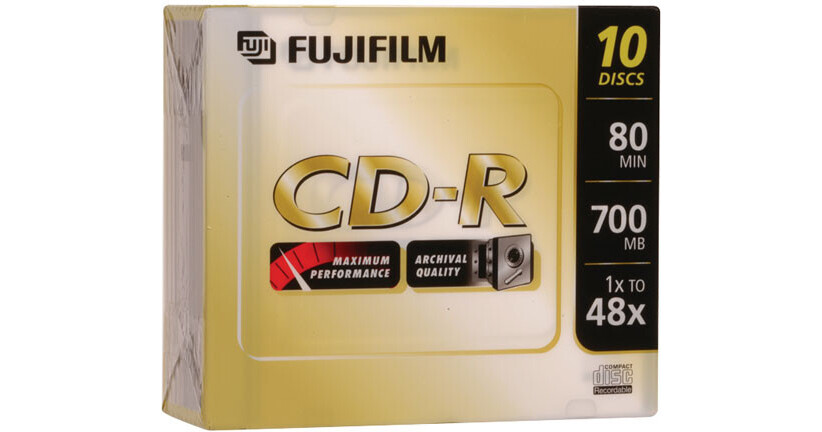 FUJIFILM CDR Data Disc (10) 25301440 B&H Photo Video