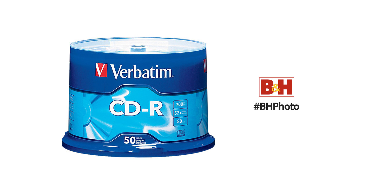 Verbatim CD vierge CD-R 700 Mo 50 pièce(s) (43582). Open iT