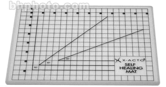 X-acto Self-Healing Cutting Mat, Nonslip Bottom, 1 Grid, 24 x 36, Gray