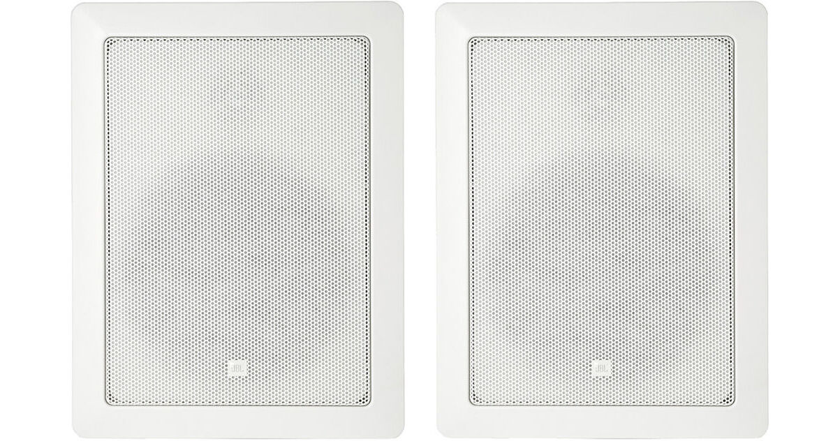 JBL Control 126WT (Pair) 6.5-Inch 2-Way Premium In-Wall Speaker, 100W @ 8 Ohms Or 70V Line - White