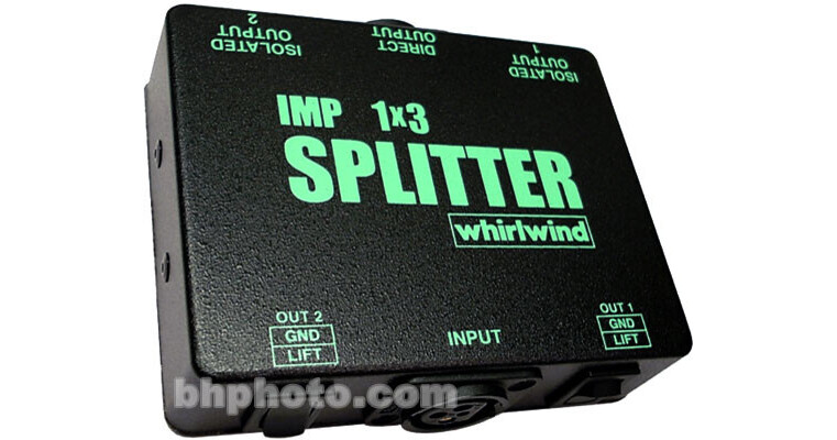 Whirlwind SP1X3 - 1x3 Mic Splitter