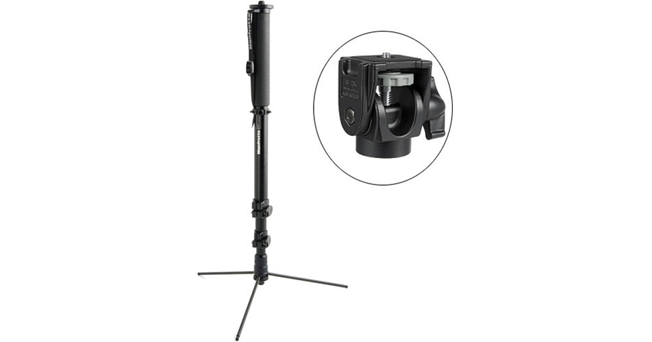 Manfrotto 682B Professional Monopod w/234 Swivel/Tilt Head B&H