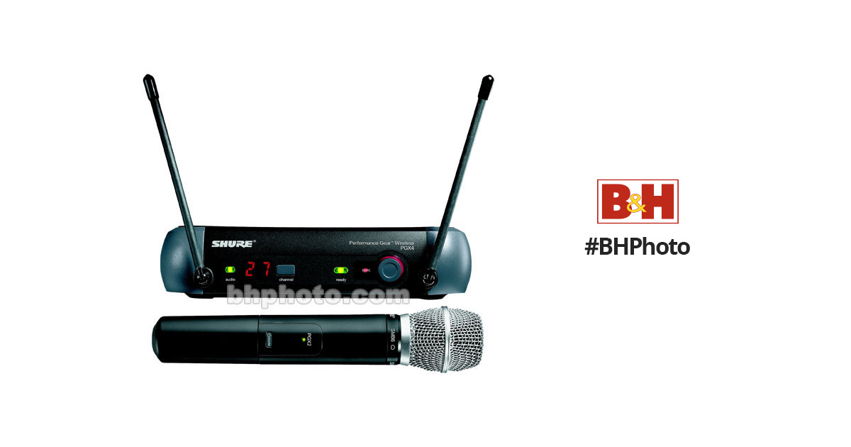Shure PGX Series Wireless Microphone System PGX24/SM86-L5 B&H