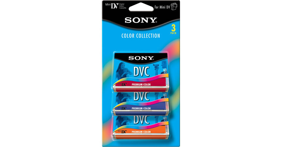 Sony DVM60R3 60 Minute Premium Mini DV Cassette (3-Pack)