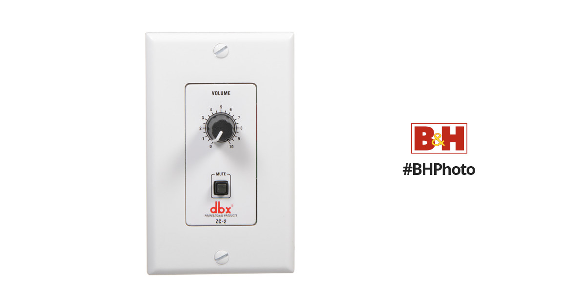 dbx ZC-2 - Rotary Volume Control with Mute Function ZC-2 B&H