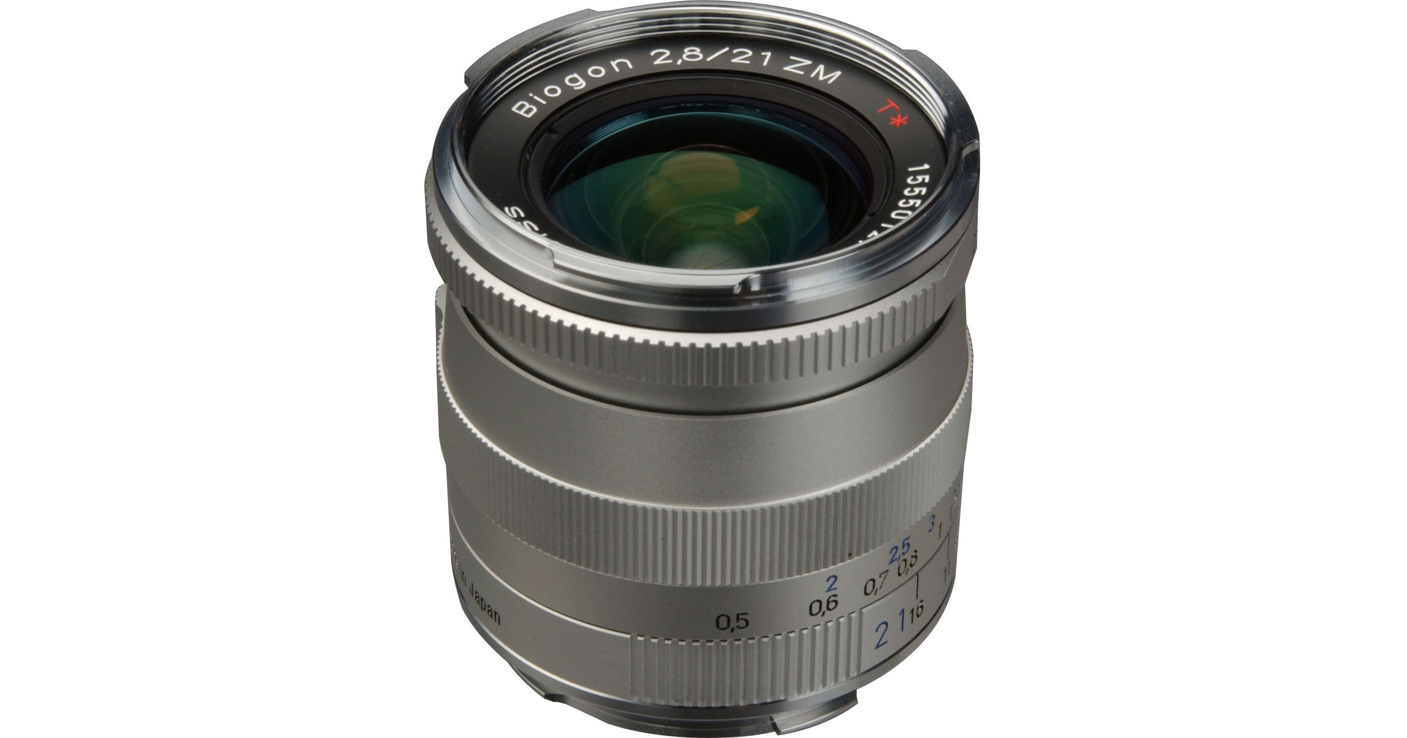 ZEISS Biogon T* 21mm f/2.8 ZM Lens (Silver) 1365-650 B&H Photo