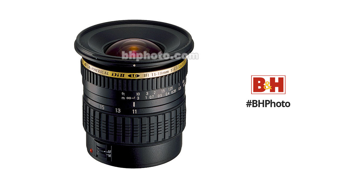 Tamron Zoom Super Wide Angle SP 11-18mm f/4.5-5.6 Di-II LD Aspherical (IF)  Lens for Canon Digital EOS