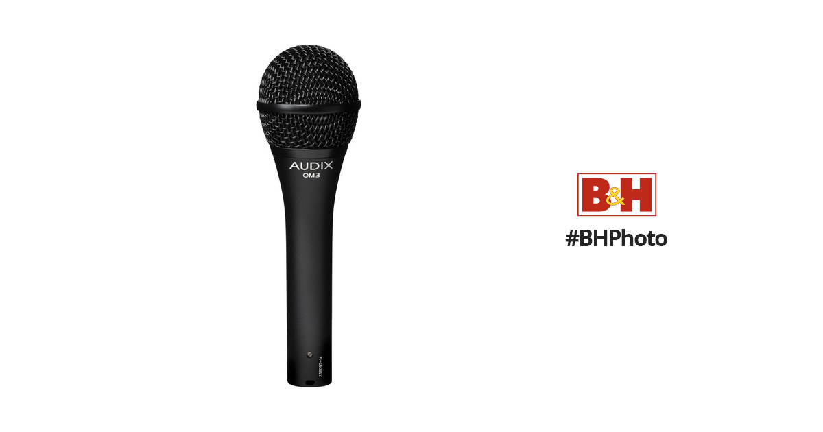 Audix OM3 Handheld Hypercardioid Dynamic Microphone