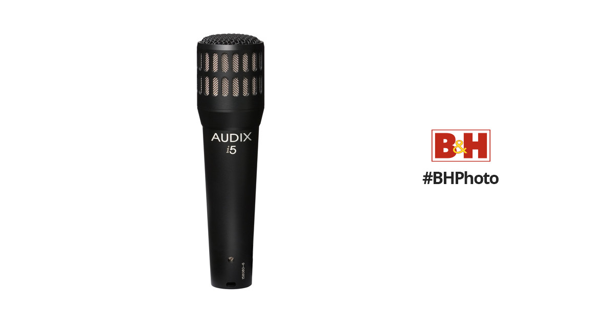 Audix i5 Dynamic Instrument Cardioid Microphone I-5 B&H Photo
