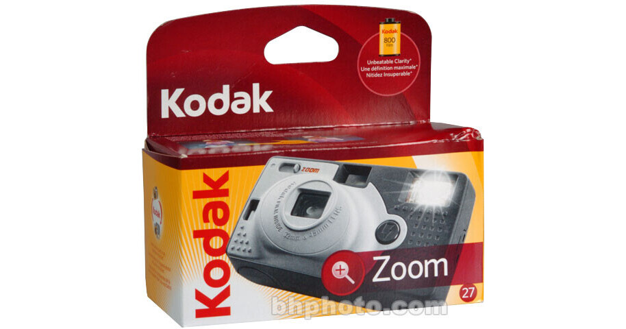 Kodak 35mm One-Time-Use Disposable Camera (ISO-800) 8617763 B&H