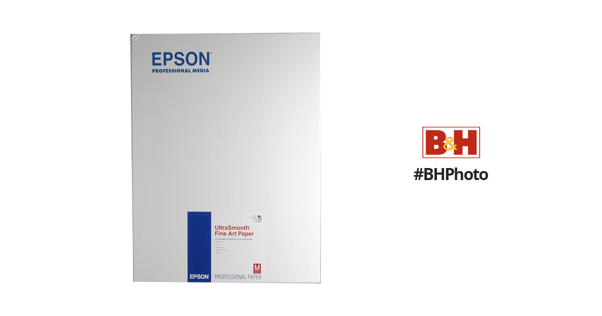 Epson UltraSmooth Fine Art Paper (17 x 22