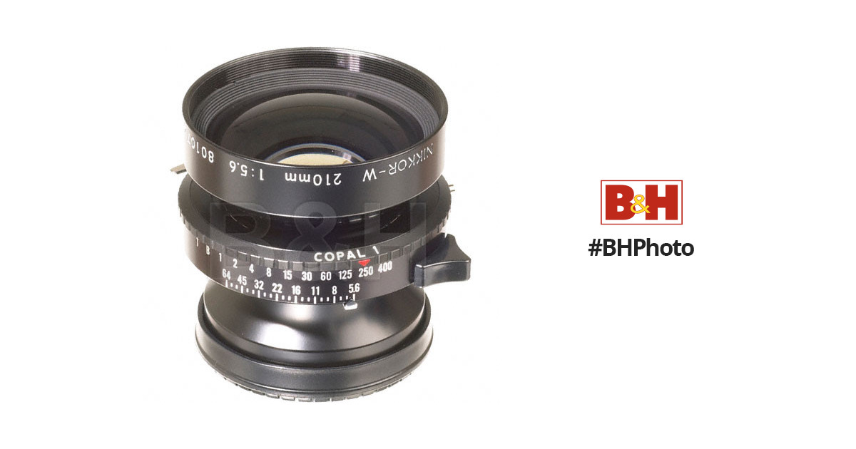 Nikon 210mm f/5.6 Nikkor-W Lens with Copal #1 Shutter