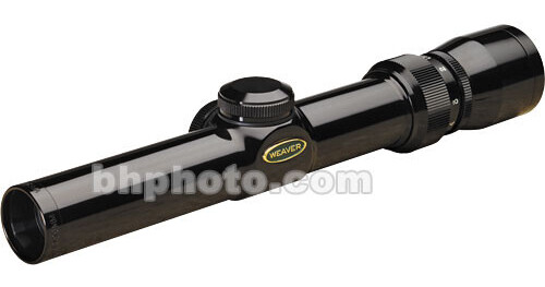 Weaver 1.54x20 Pistol Riflescope w/ DualX Glossy Black