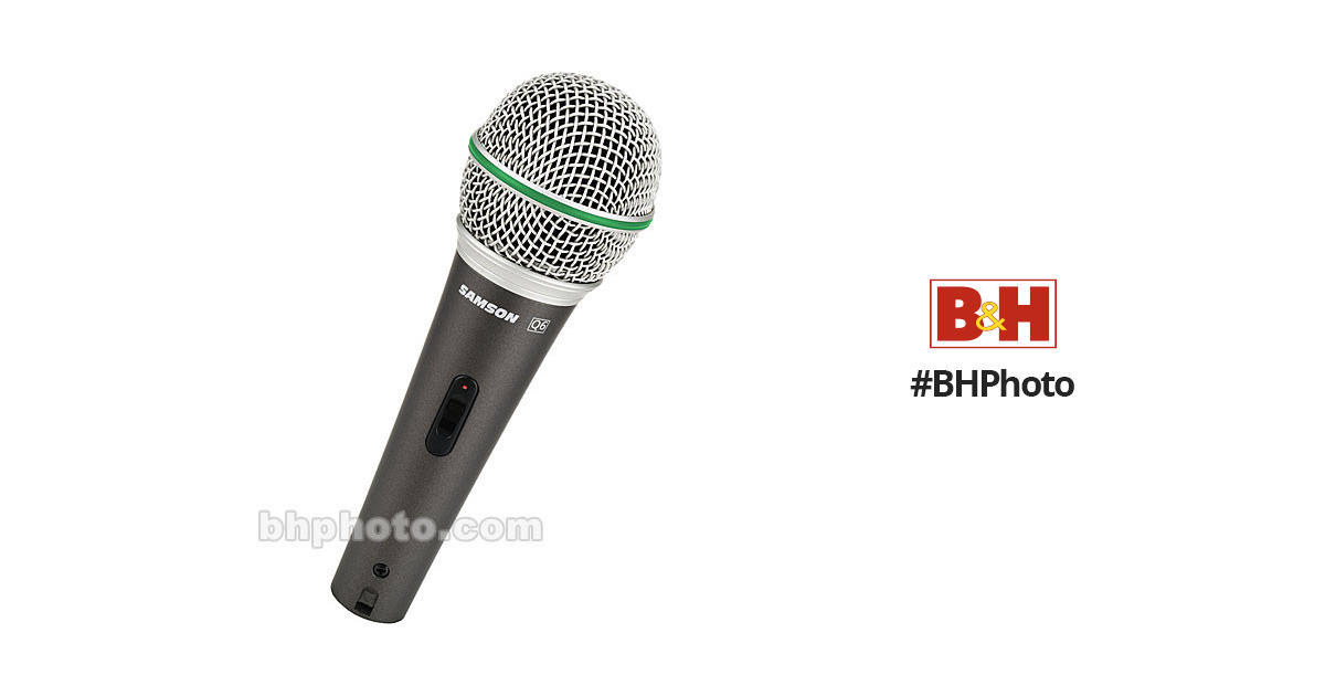 Samson Q6 - Dynamic Handheld Microphone SAQ6CL B&H Photo Video