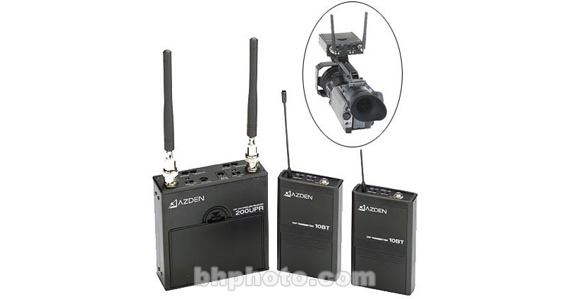 Azden Dual Channel Wireless Microphone System 200ULT B H Photo