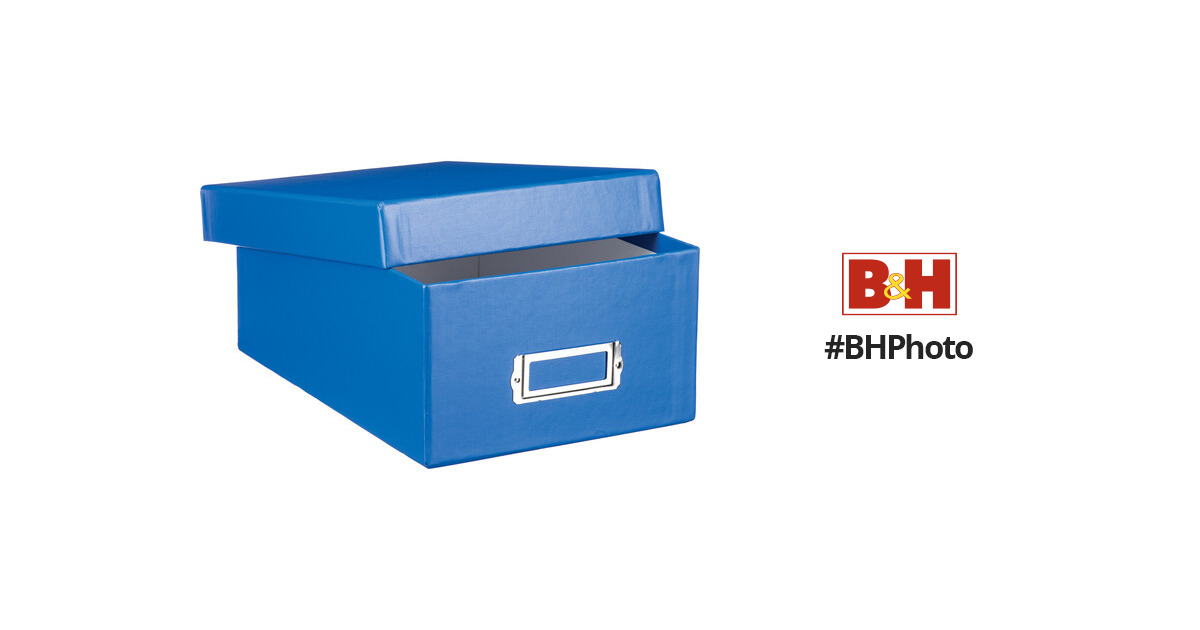 Print File Archival Photo Box (Blue)
