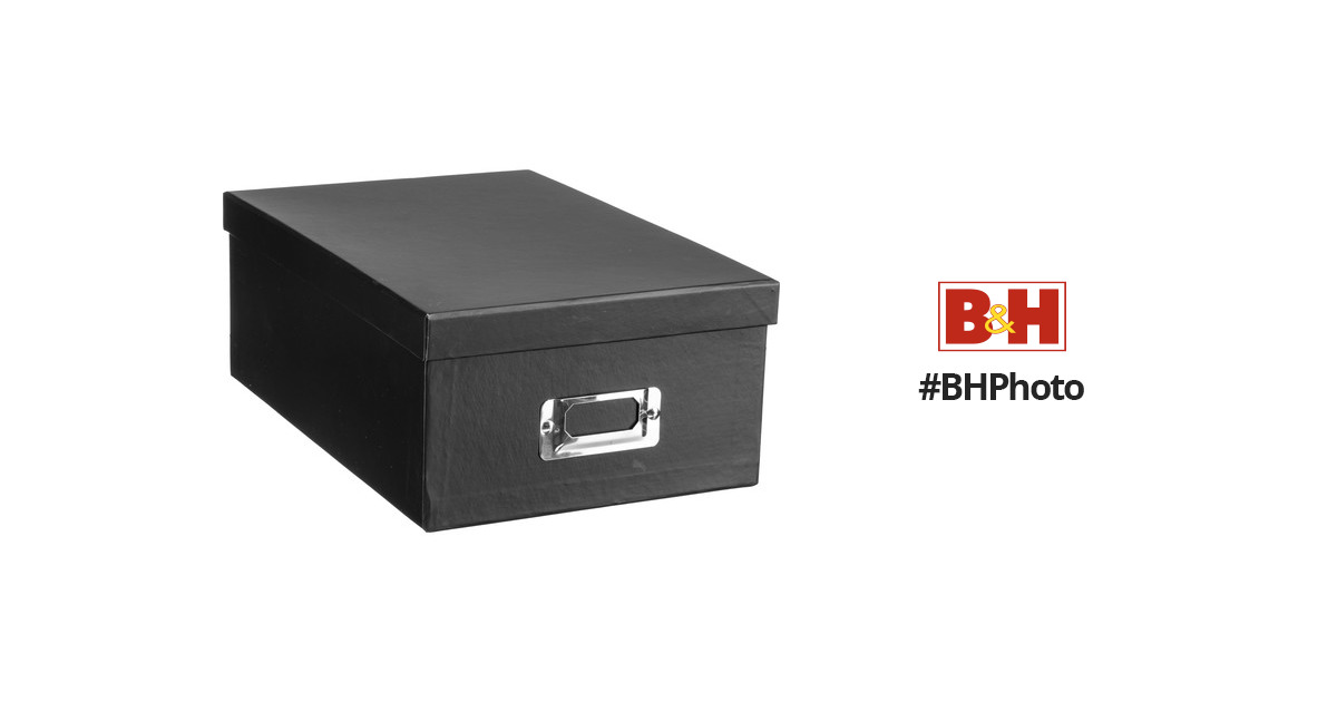 Pioneer Photo Albums Photo Storage Box (Black) B1BLK B&H Photo