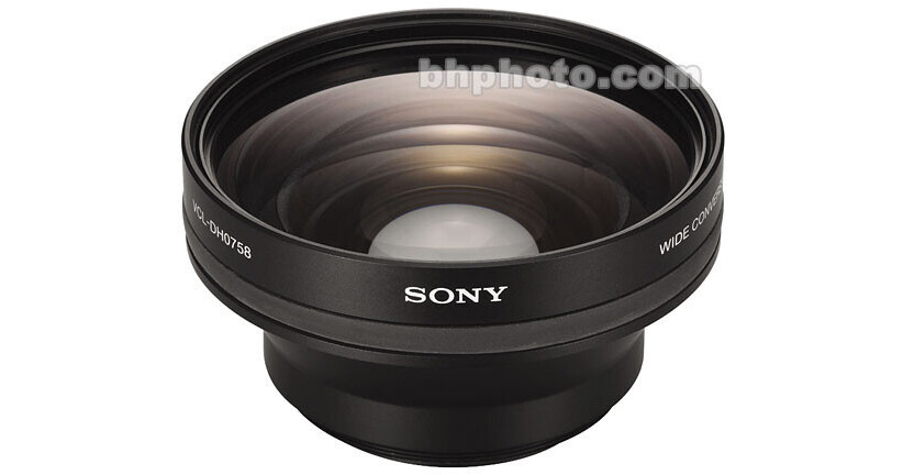Sony VCL-DH0758 0.7x Wide Angle Lens VCLDH0758 Bu0026H Photo Video