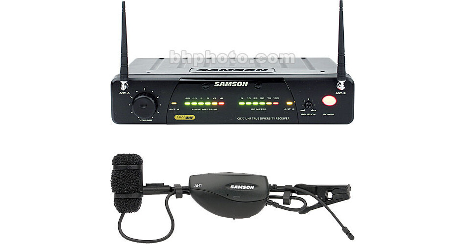 Samson Wireless Horn Microphone System SW7AVSW4 U4 B&H Photo