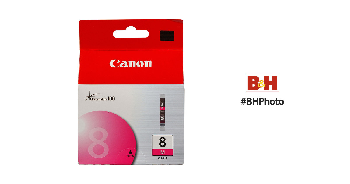 Canon CLI-8 Magenta Ink Cartridge 0622B002 B&H Photo