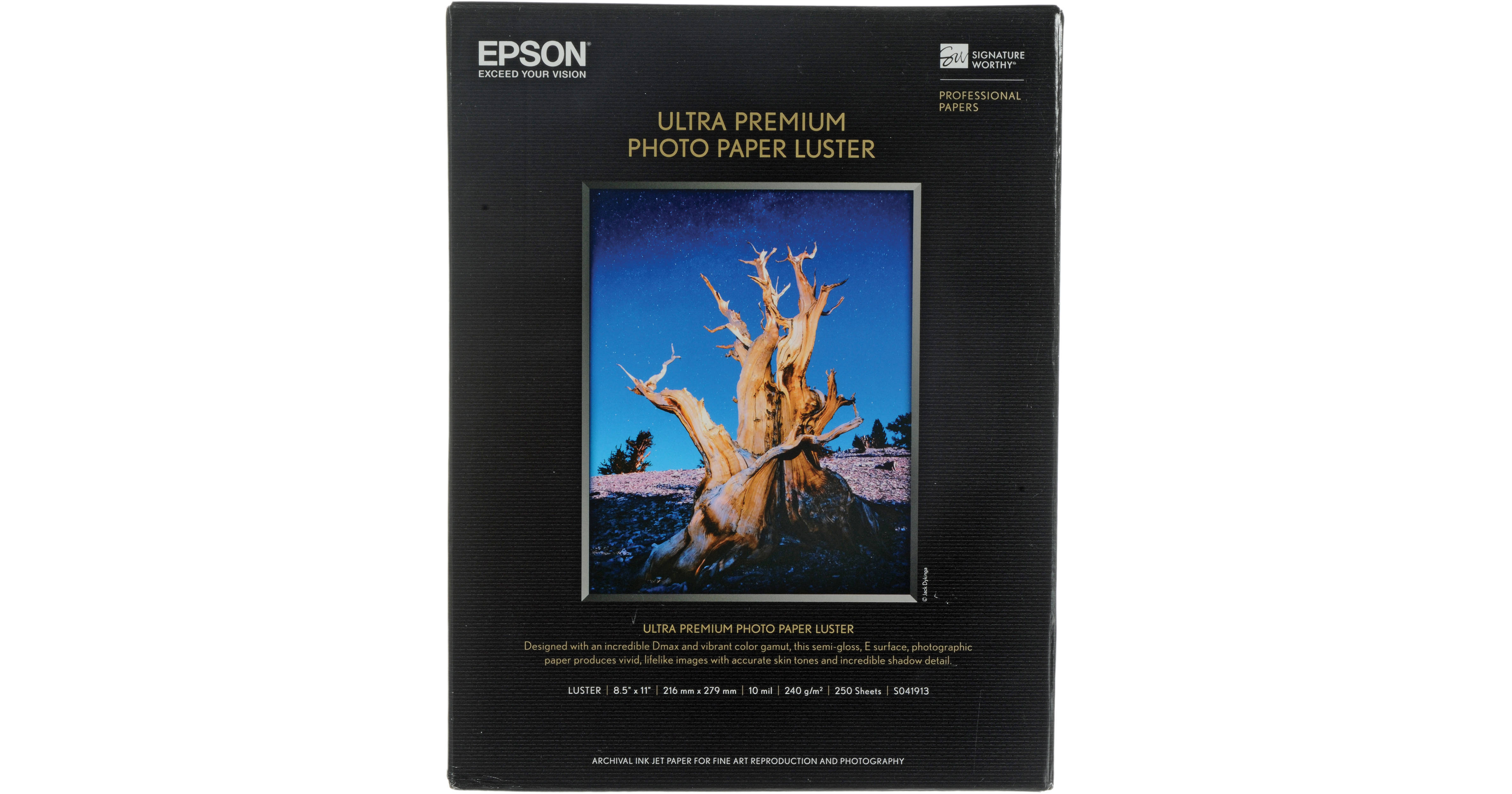 Epson Ultra Premium Luster Photo Paper S041913 B&H Photo Video