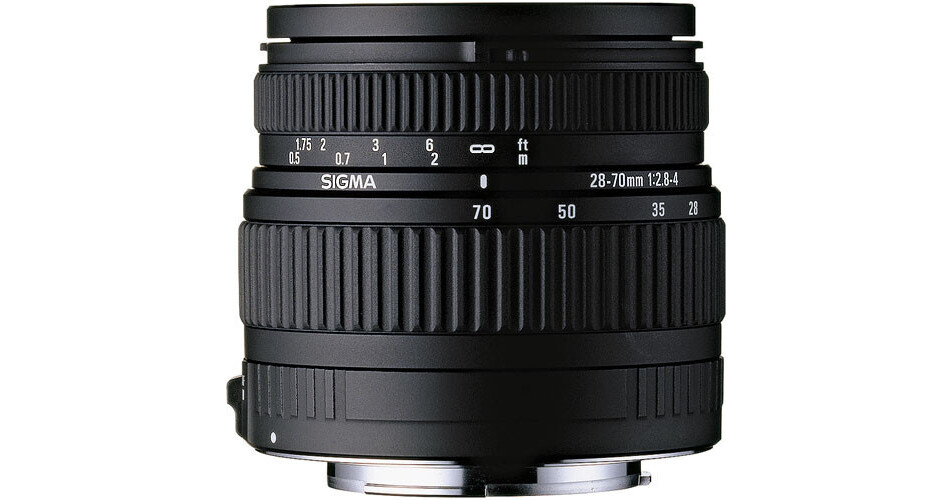 Sigma 28 70mm F 2 8 4 Compact High Speed Zoom Af Lens B H