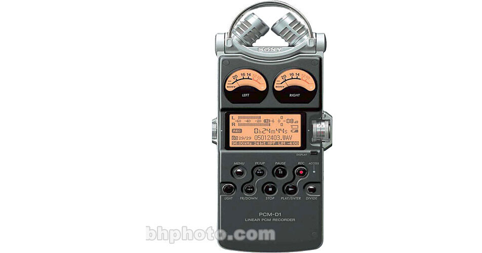 Sony PCM-D1 2-Channel Portable Flash Memory Audio Recorder