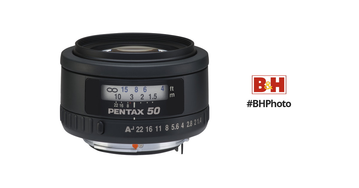 Pentax Normal SMCP-FA 50mm f/1.4 Autofocus Lens 20817 B&H Photo