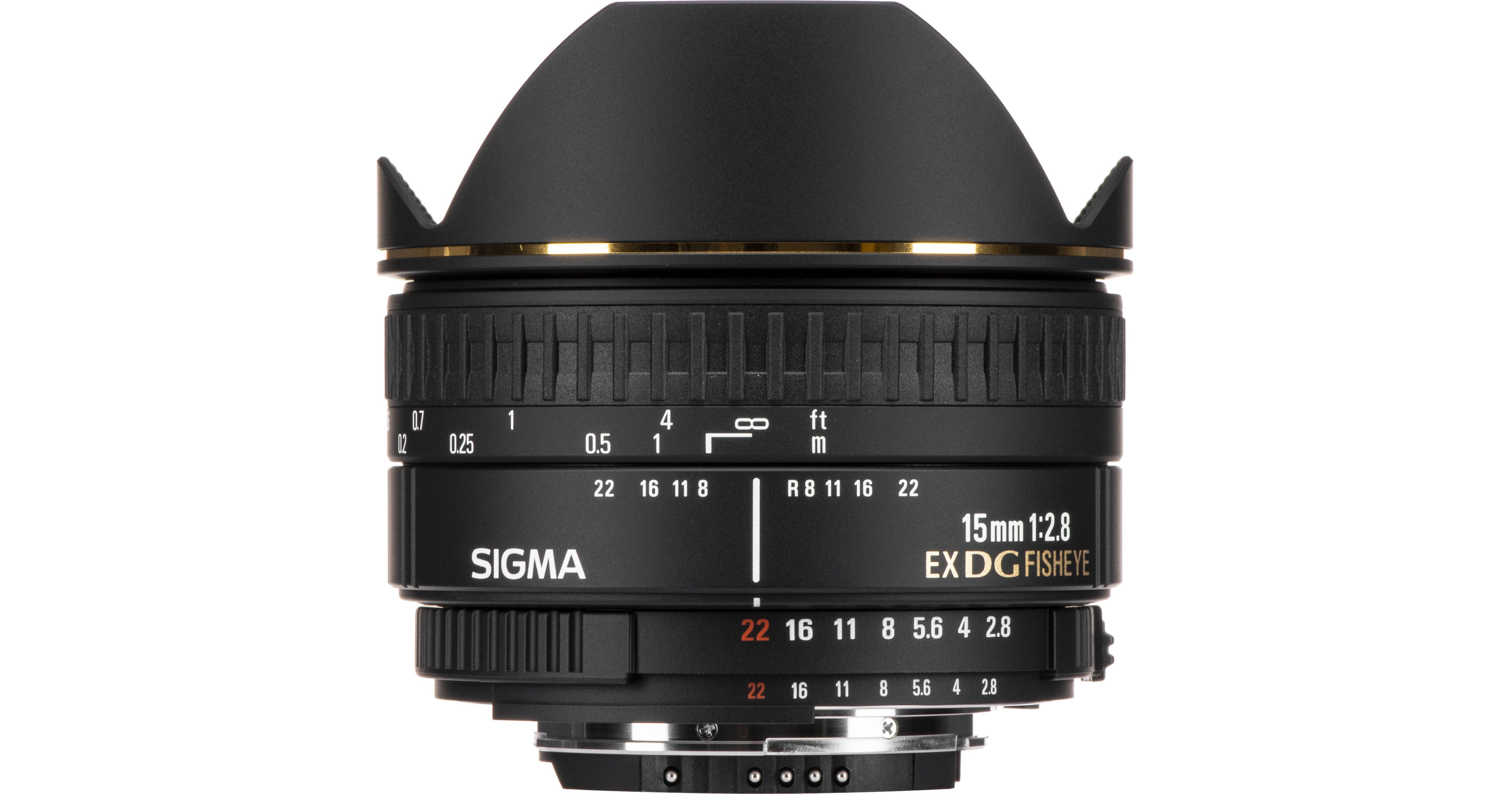 Sigma 15mm f/2.8 EX DG Diagonal Fisheye Lens for Nikon F 476306