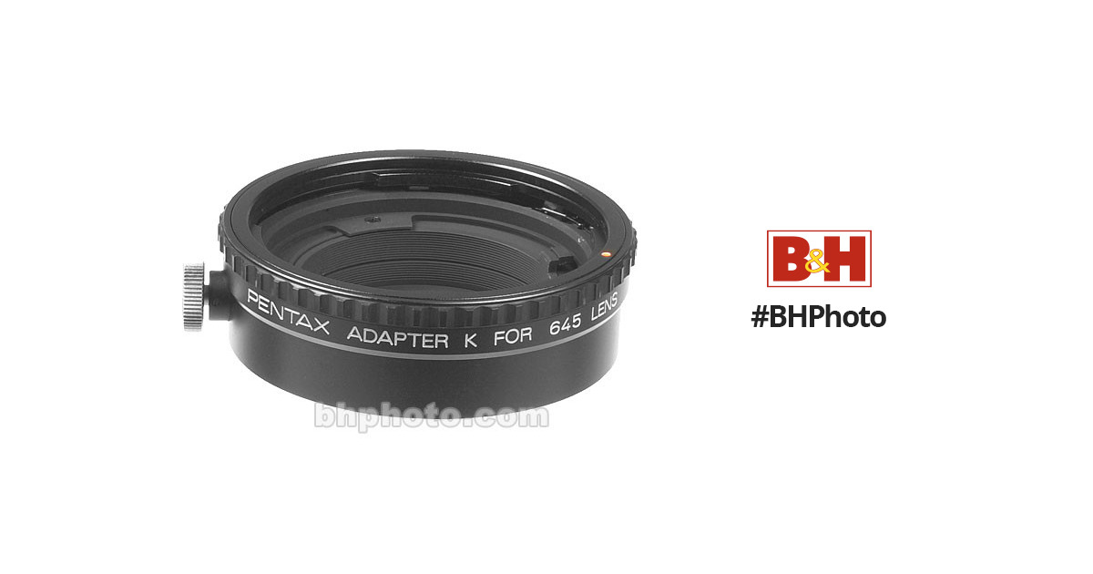 Pentax 645 Lens to Pentax 35mm K-Mount Body Adapter 
