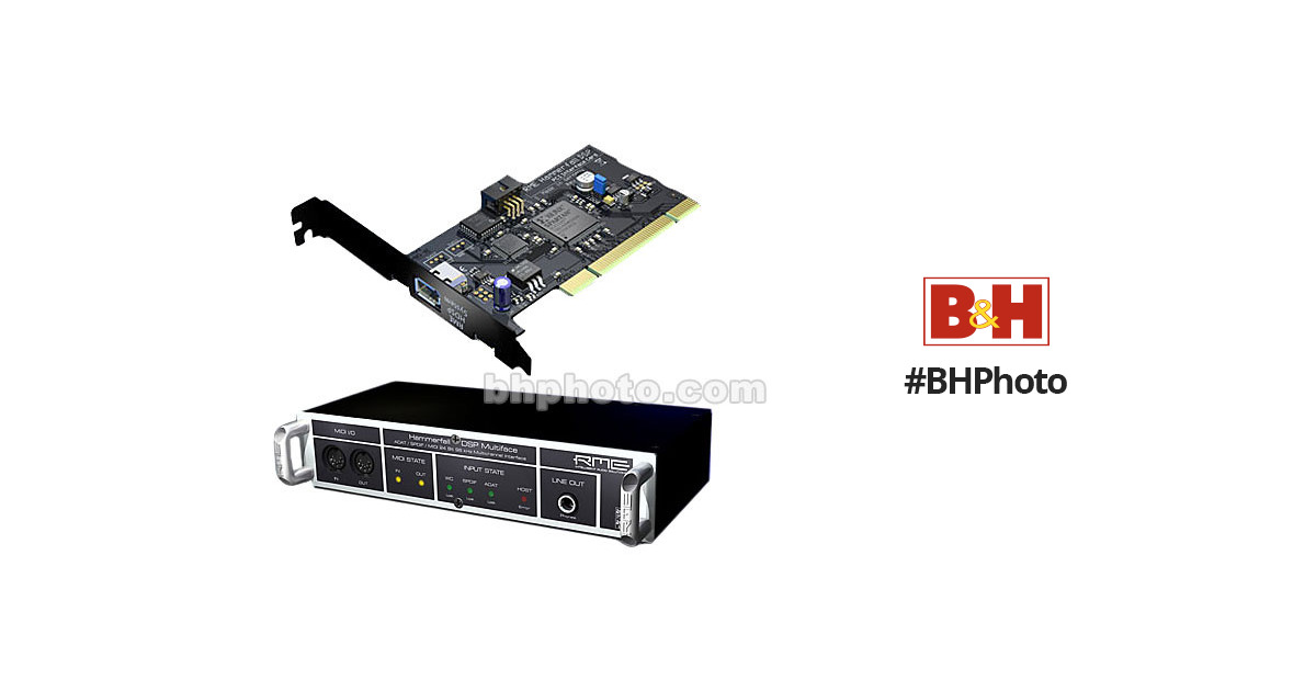 RME Multiface II and HDSP PCI Card Bundle MF2/PCI B&H Photo Video