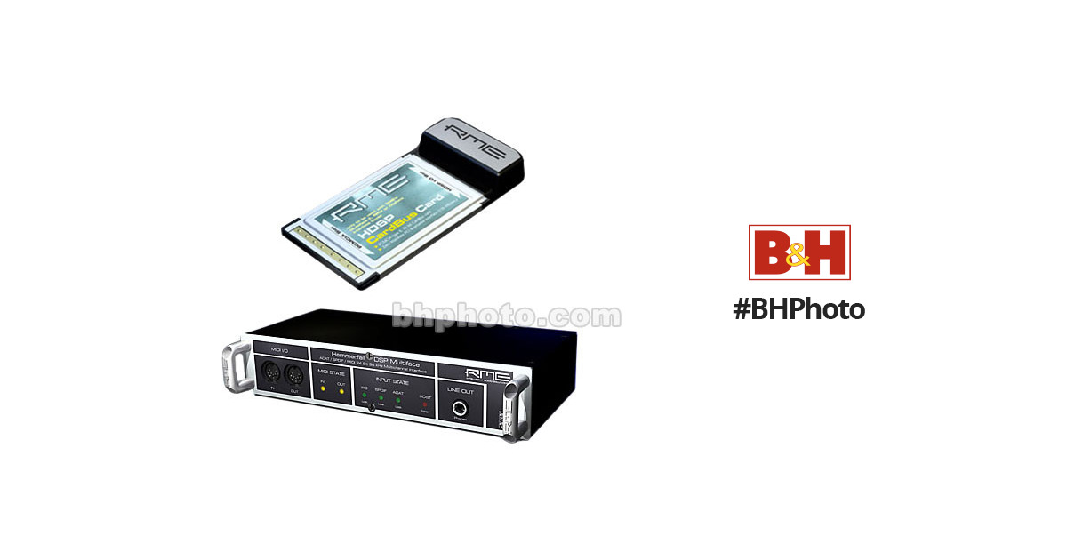 RME Multiface II and HDSP PCMCIA CardBus Bundle MF2/CB B&H Photo