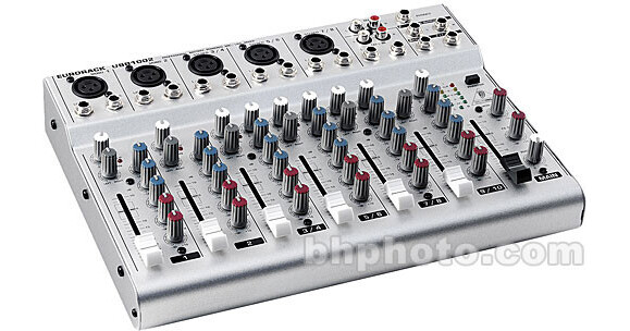 Behringer Eurorack MXB1002 10 Ch, 2 Bus Mixing Console - mains