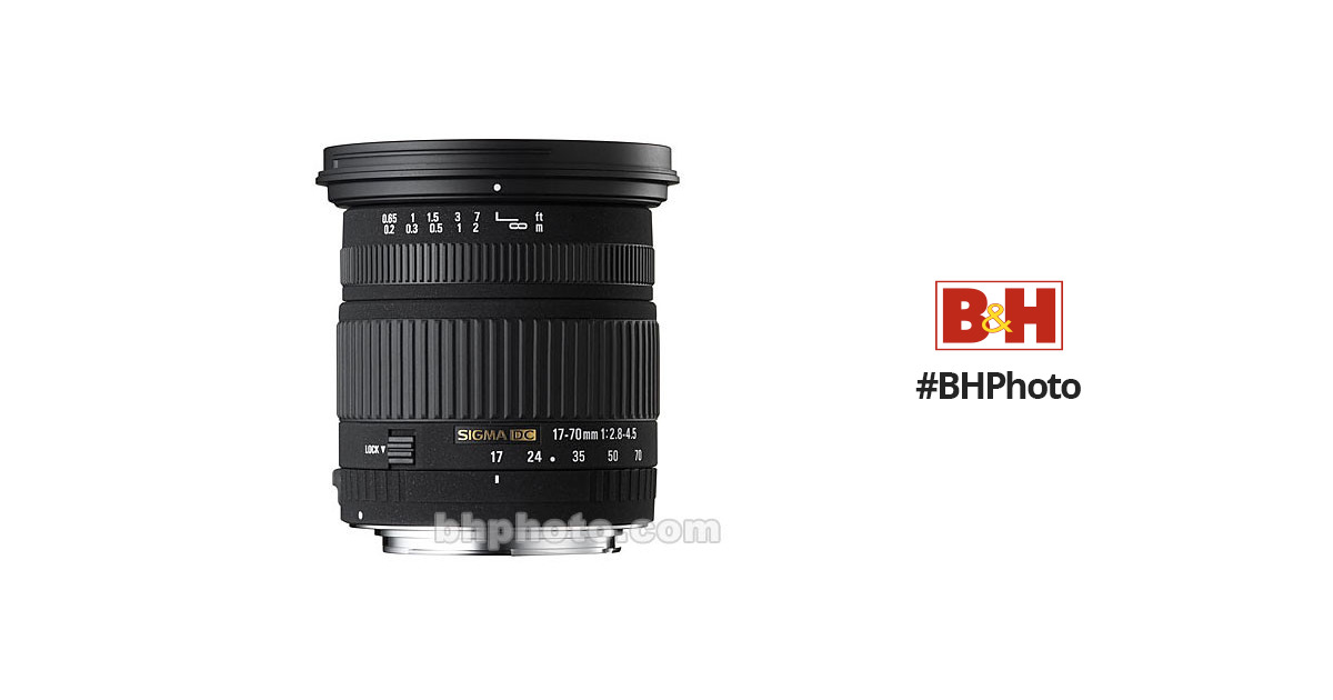 Sigma 17-70mm f/2.8-4.5 DC Macro Lens for Canon Digital 669101
