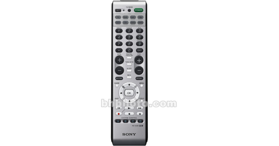 Sony RMVL600 Universal Remote Control RMVL600 B&H Photo Video