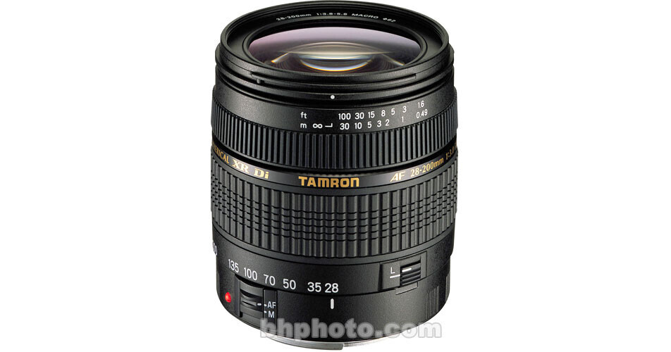 Tamron AF 28-200mm Super Zoom f/3.8-5.6 XR Di Lens AF031C700 B&H