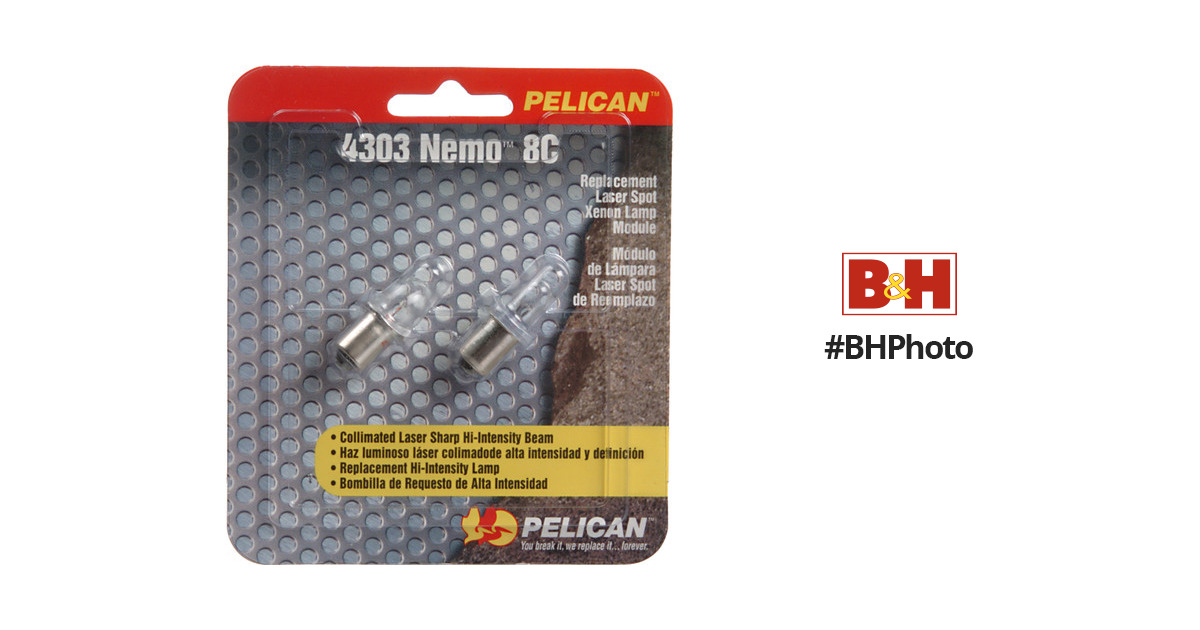 2 pack Details about   Pelican 4303 Nemo Replacement Bulbs 