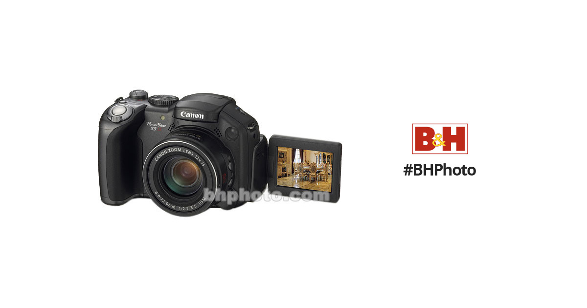 Canon PowerShot S3 IS Digital Camera 1101B001 B&H Photo Video