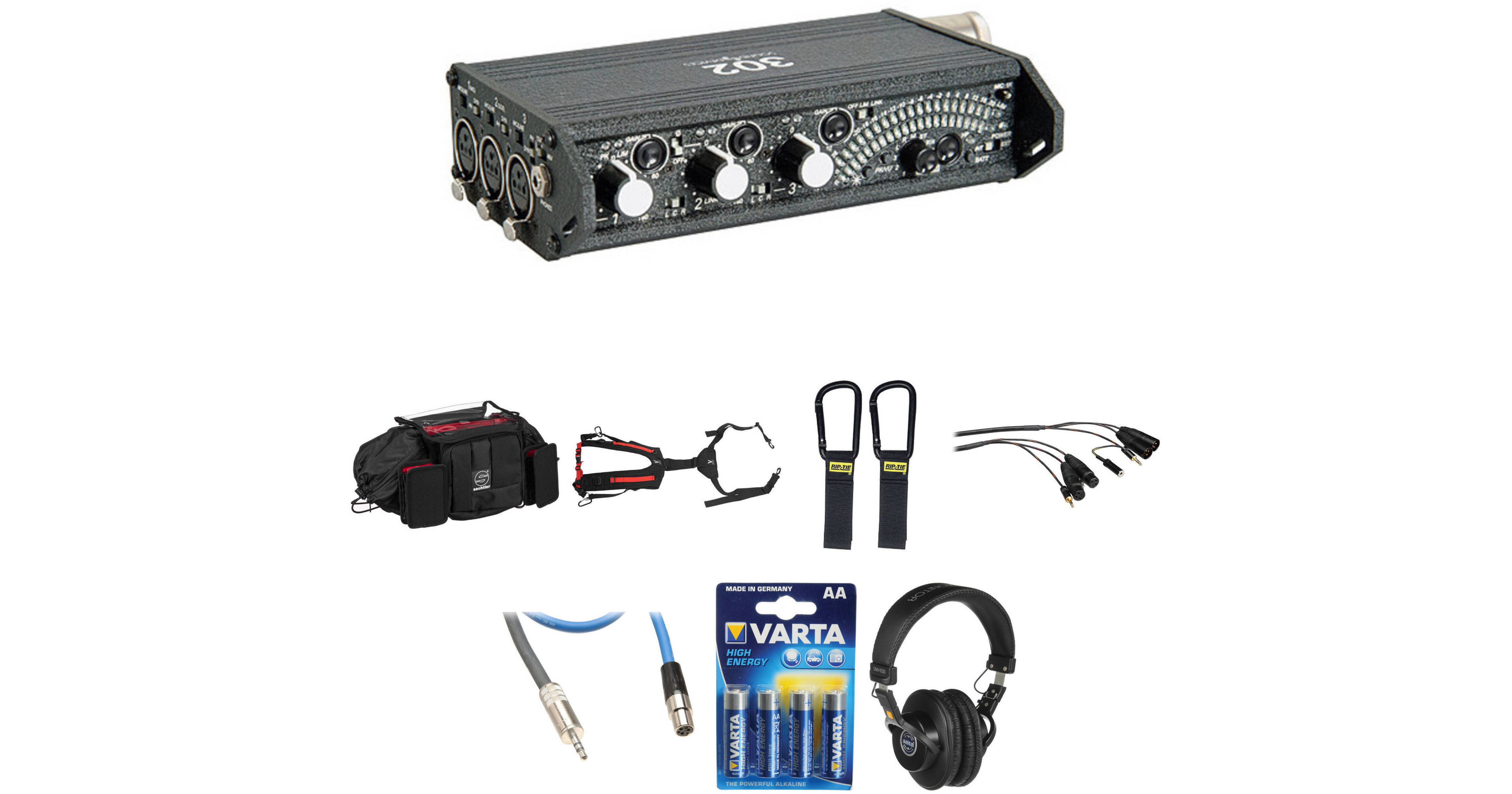 Sound Devices 302 ENG/EFP Deluxe Field Mixer Kit B&H Photo Video