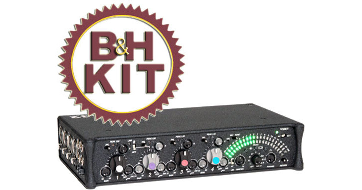 Sound Devices 442 ENG/EFP Deluxe Field Mixer Kit B&H Photo Video