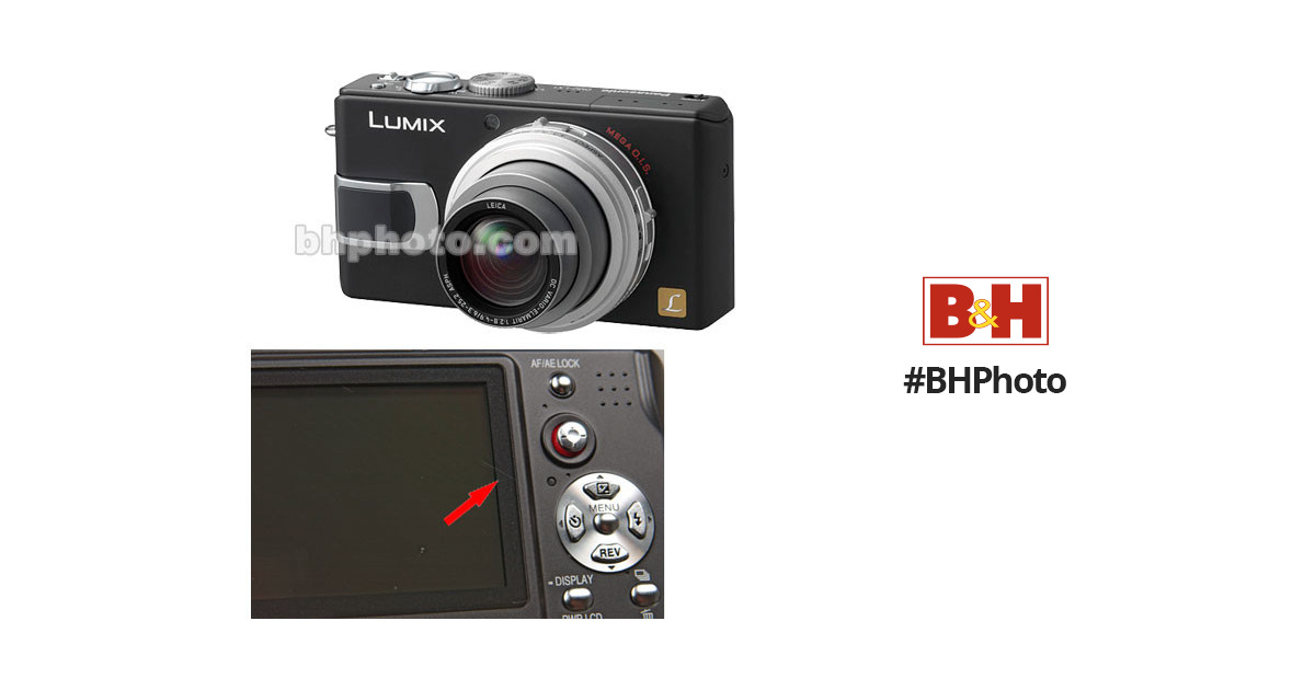 Panasonic Lumix DMC-LX1 Digital Camera (Black) DMCLX1K B&H Photo