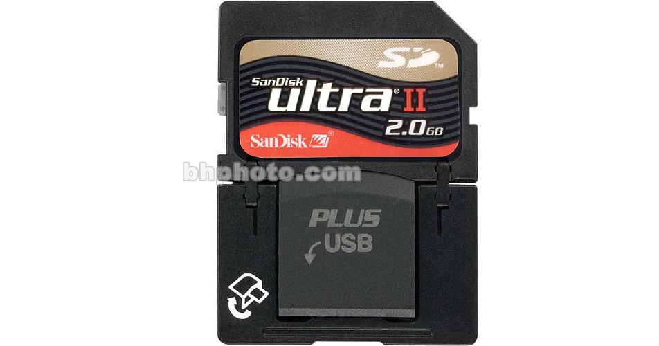SanDisk 2GB Ultra II SD PLUS Secure Digital (SD) Card