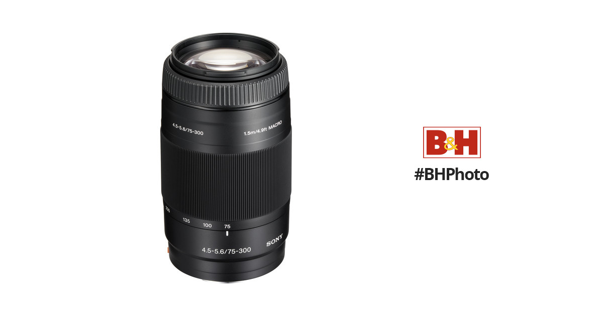 Sony 75-300mm f/4.5-5.6 Alpha A-Mount Telephoto Zoom Lens