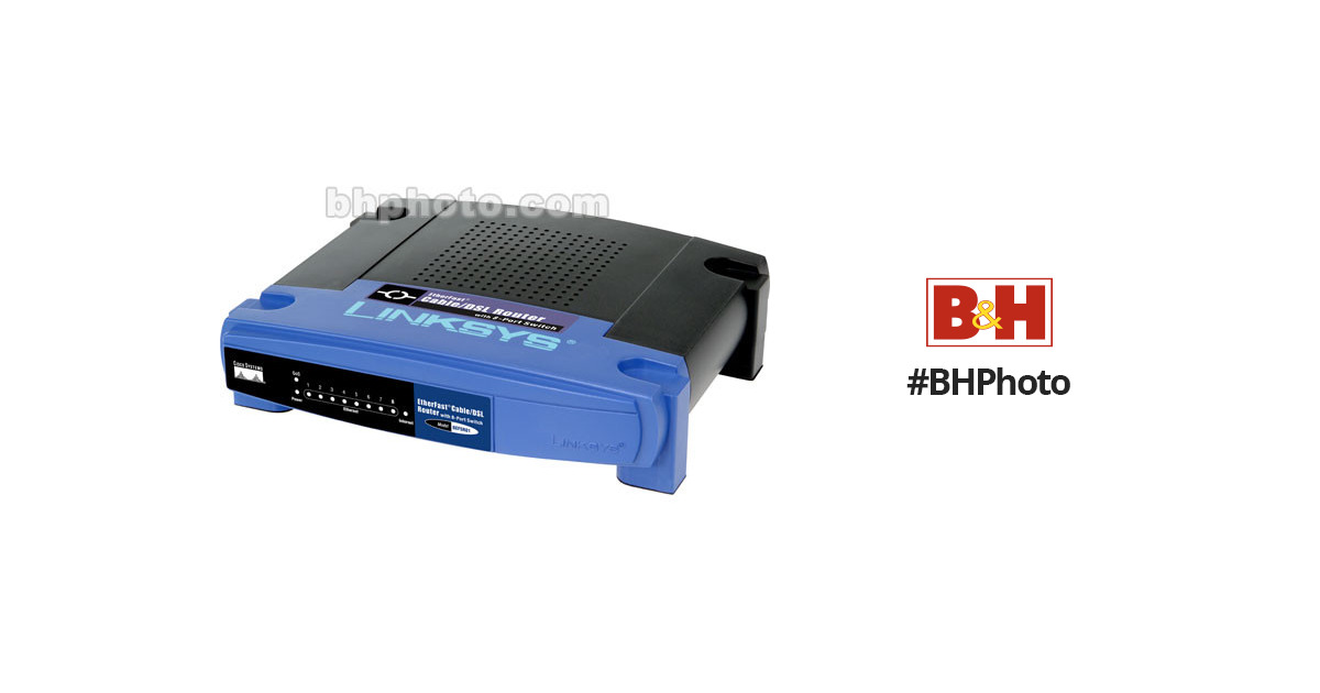 Linksys EtherFast Cable/DSL Router with 8-Port Switch BEFSR81