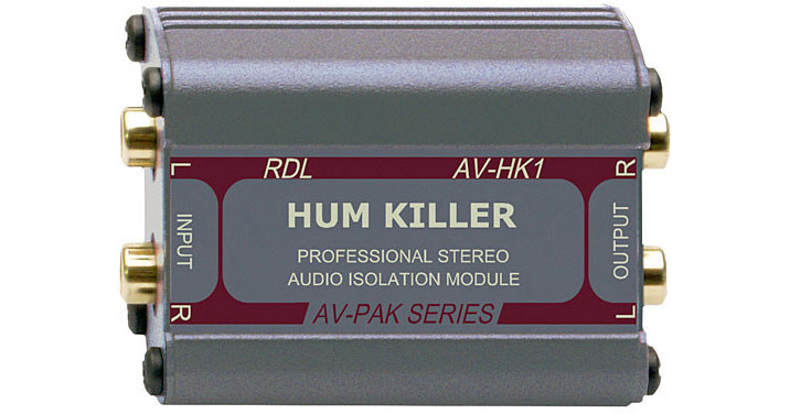 RDL AV-HK1 Hum Killer Transformer