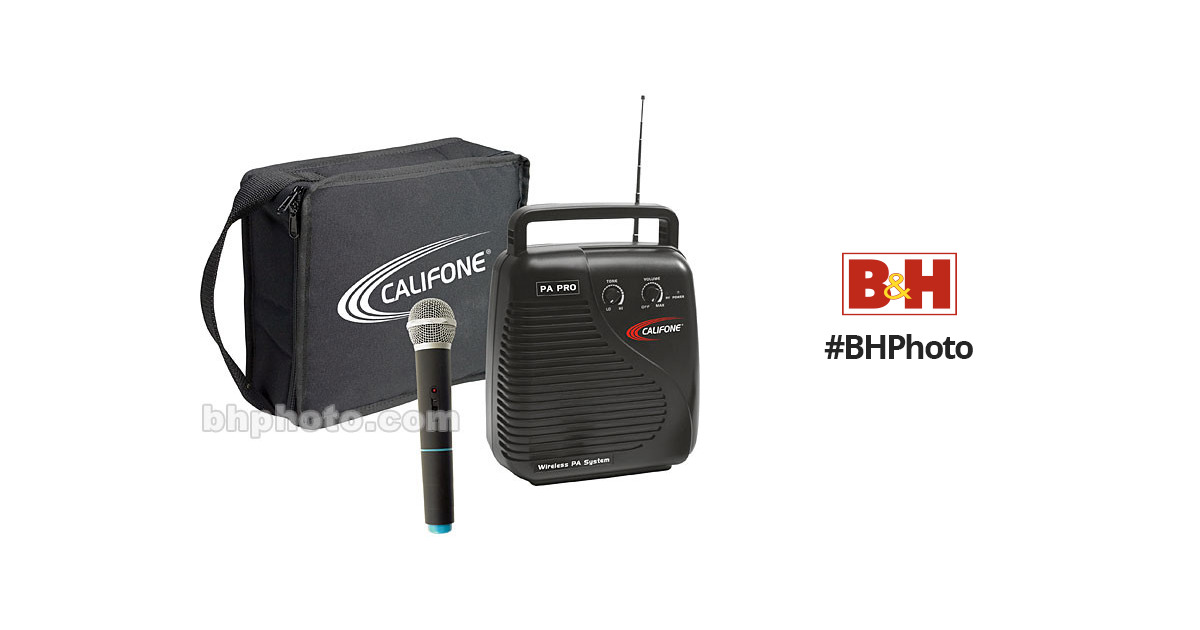 Califone PA10A1 PA-Pro Public Address with Wireless PA10A-1 B&H