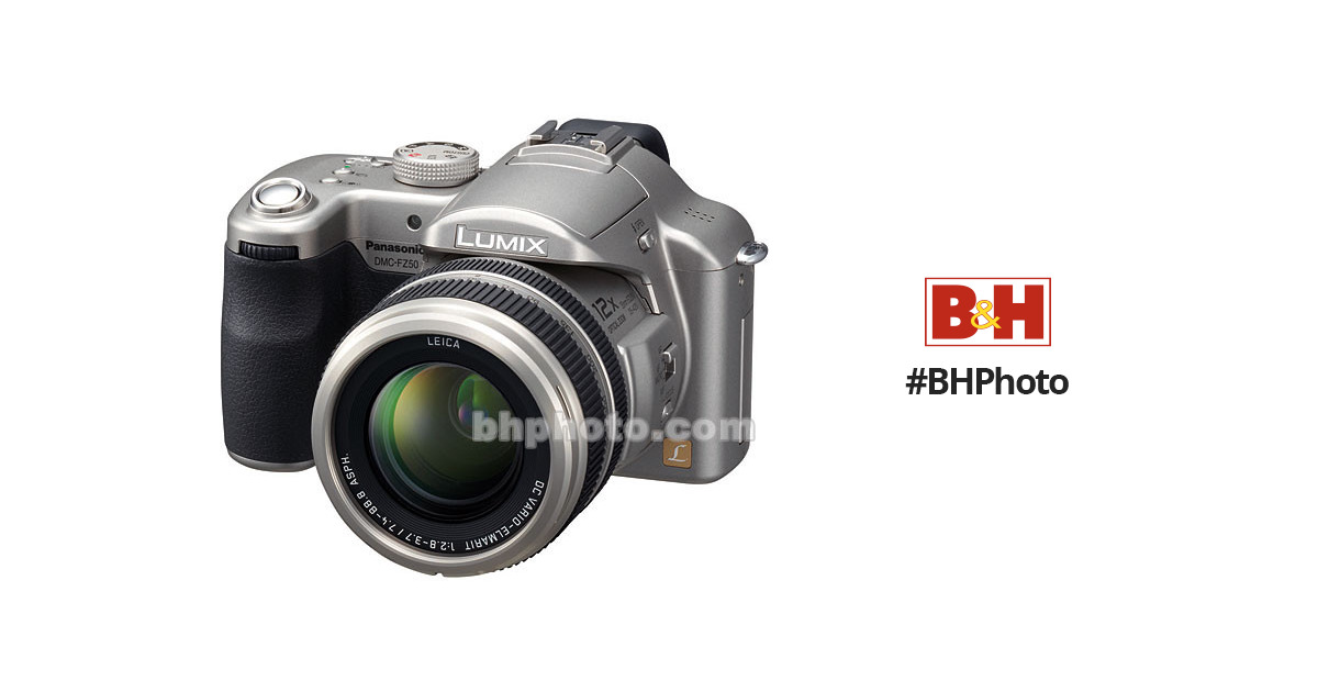 Panasonic Lumix DMC-FZ50 Digital Camera (Silver) DMC-FZ50S B&H