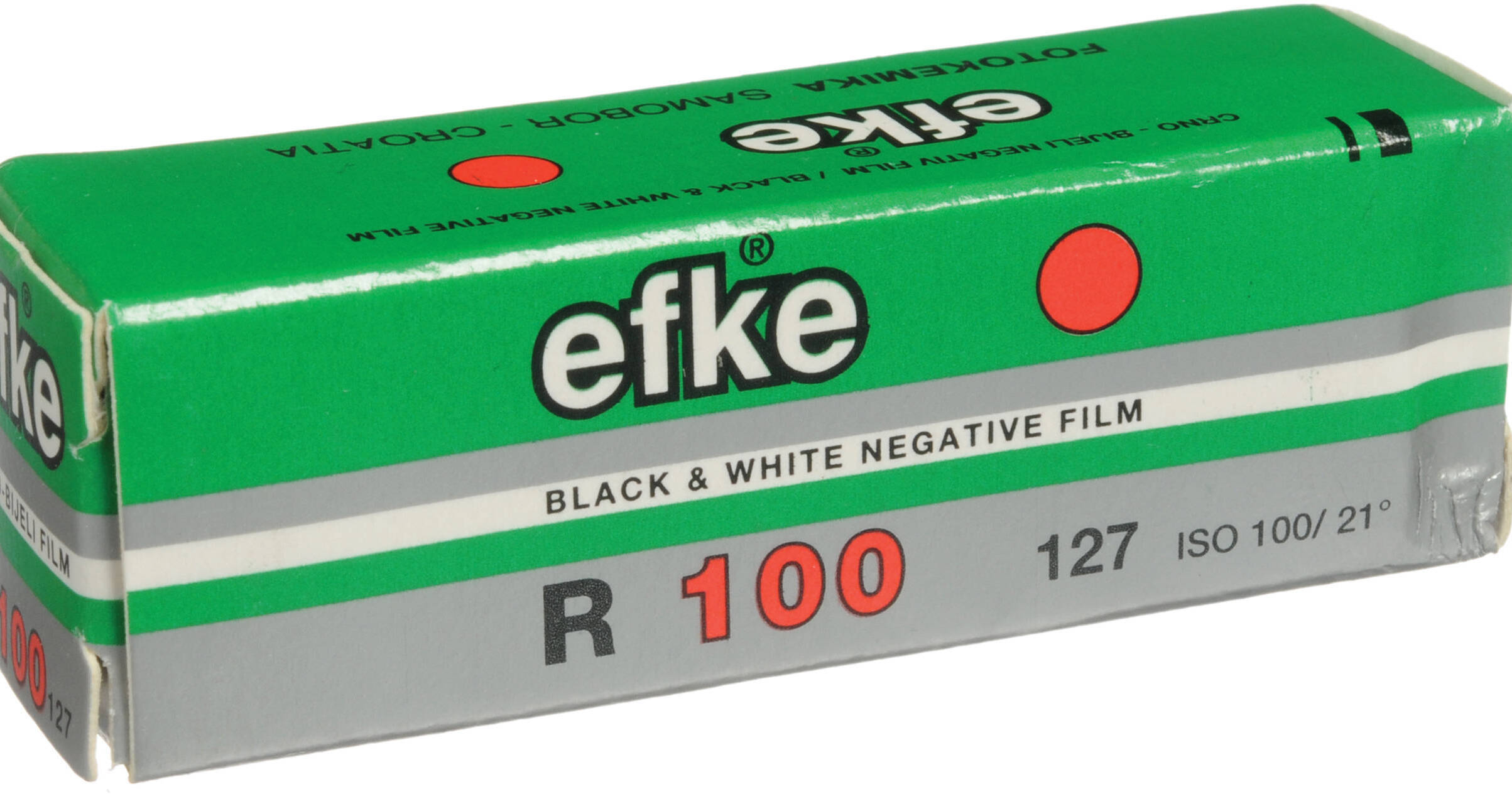 Efke 127 R100 Black and White Negative or Reversal Film 100127