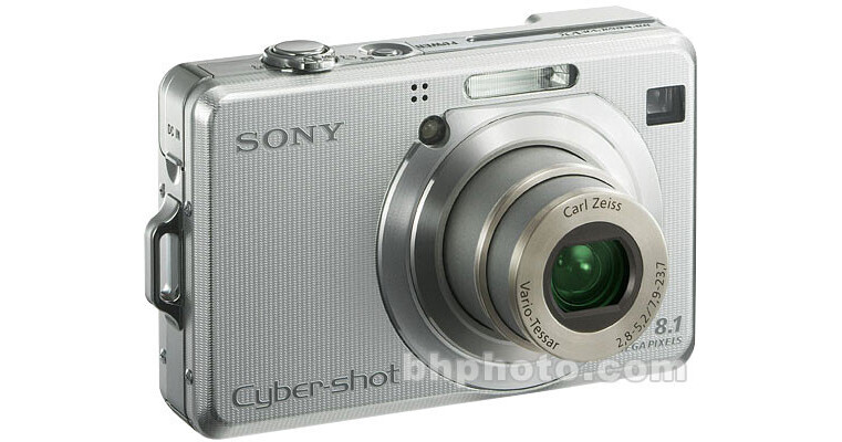Sony Cybershot DSCW100 Digital Camera DSCW100 B&H Photo Video