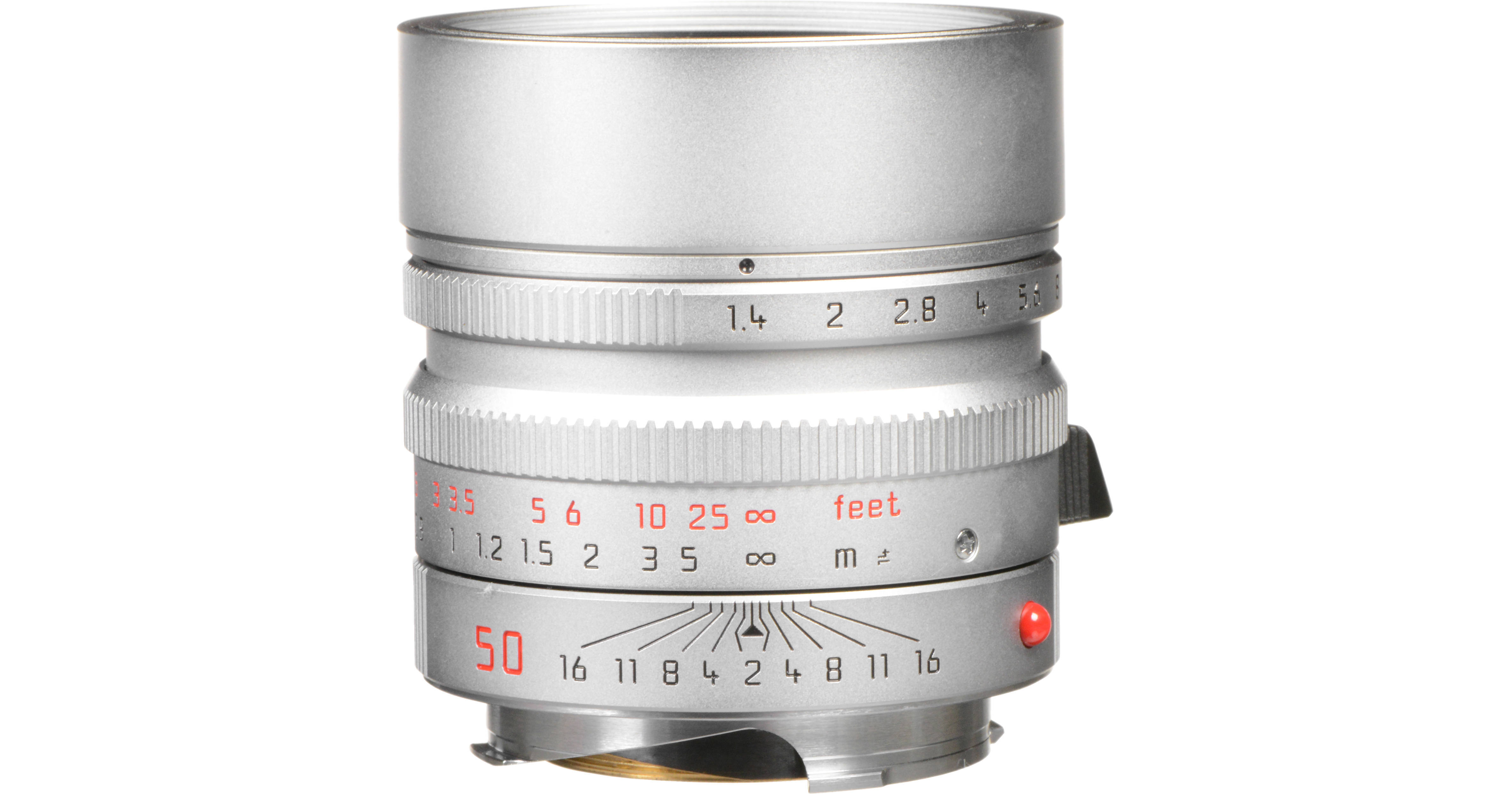 Leica Summilux-M 50mm f/1.4 ASPH. Lens (Silver)